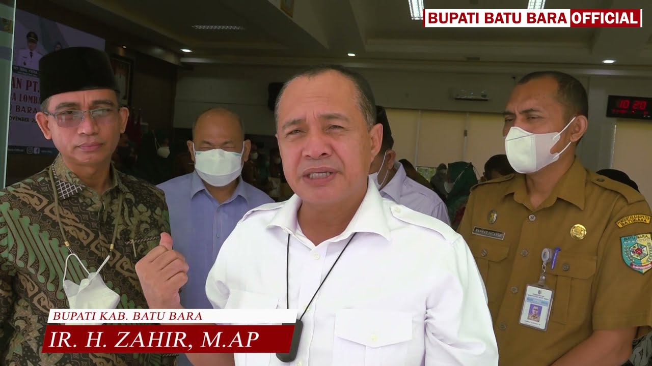 BUPATI BATU BARA SERAHKAN HADIAH LOMBA DESA ATAU KELURAHAN TERBAIK SE-KABUPATEN BATU BARA TAHUN 2021