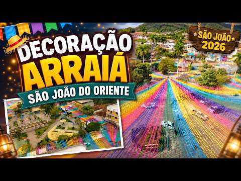 DECORAÇÃO - ARRAIÁ DE SÃO JOÃO | SÃO JOÃO DO ORIENTE-MG