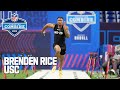 Brenden Rice's 2024 NFL Scouting Combine workout