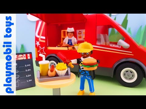 Unpack Playmobil City Life 5632 Mobile Food Truck
