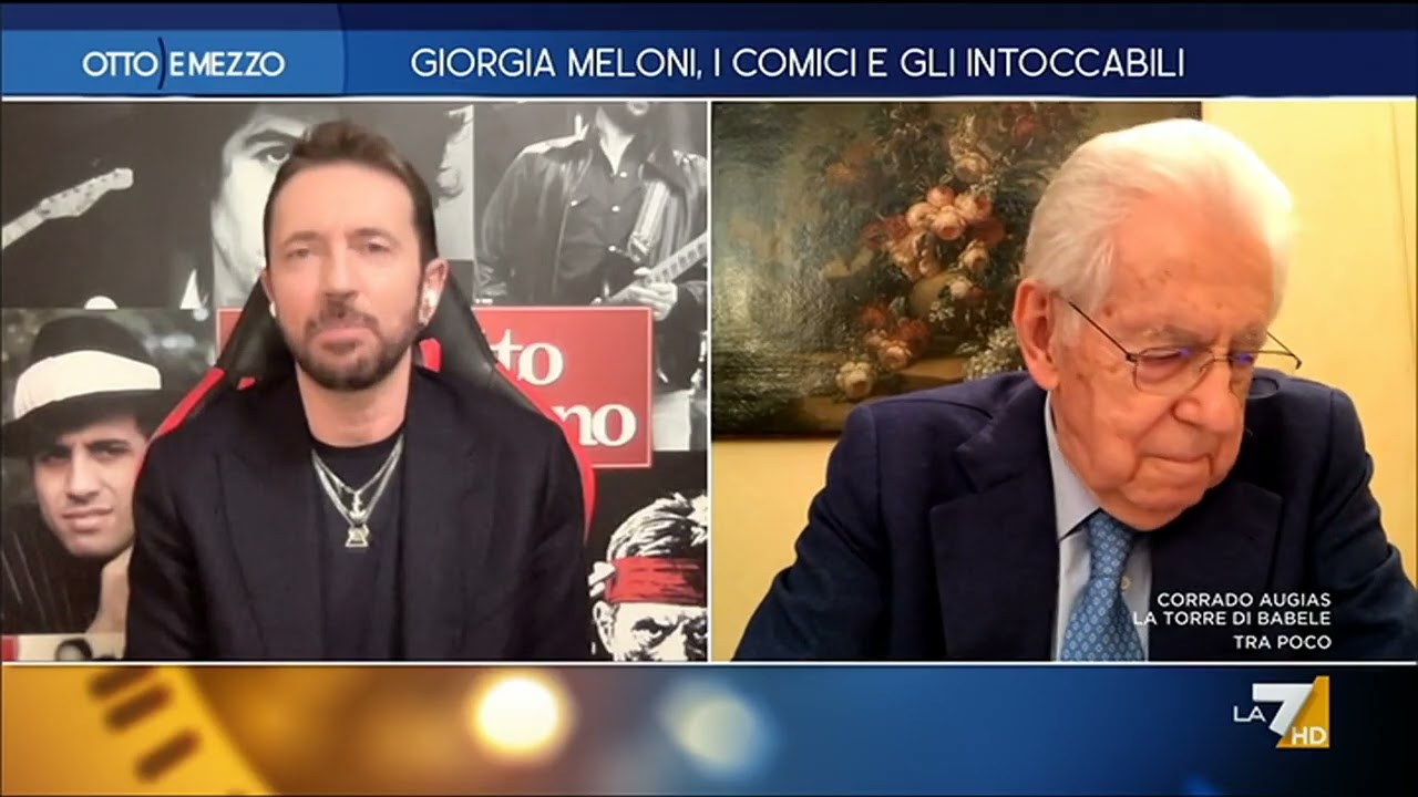 Scanzi: “Se il voto di Monti dipende dalla distanza di Meloni da Trump voterà un secco no”