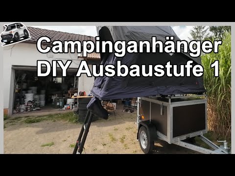 DIY camping trailer with roof tent - expansion stage 1 - Jensman and the Niva