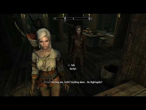 Skyrim Winterhold Meeting with Karliah and Friend of Gallus to Translate Gallus' Journal