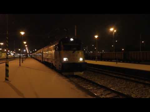 Noční vlaky EN a RJ Ostrava Svinov