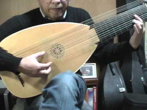 Le Tombeau de L'Enclos, Allemande by Denis Gaultier ; Baroquelute