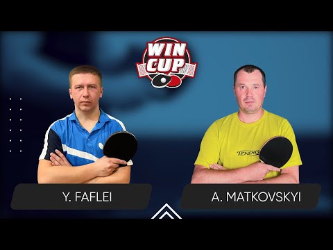 18:00 Yevhenii Faflei - Andrii Matkovskyi West 3 WIN CUP 18.11.2023 | TABLE TENNIS WINCUP