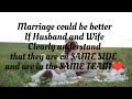 You And Your Partner Are On SAME SIDE Marriedlife Love Marriagetip