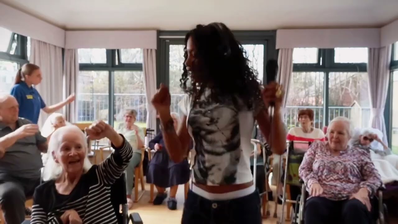 My daughter djrgonline has started to visit care homes to spread joy