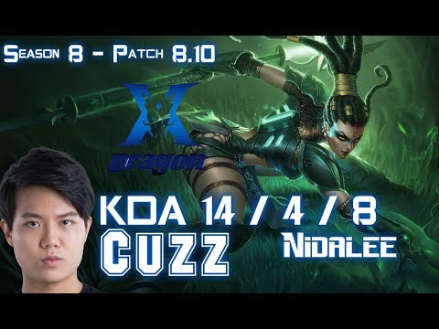 KZ Cuzz NIDALEE vs GRAVES Jungle - Patch 8.10 KR Ranked