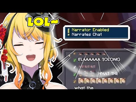 Kaela Discover Minecraft Text To Speech & Torture Viewer With It! (Help)【Hololive | Minecraft】