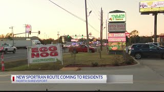New SporTran Route