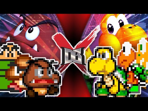 Goomba VS Koopa 2 (Epic Nintendo Battle!) | DBX