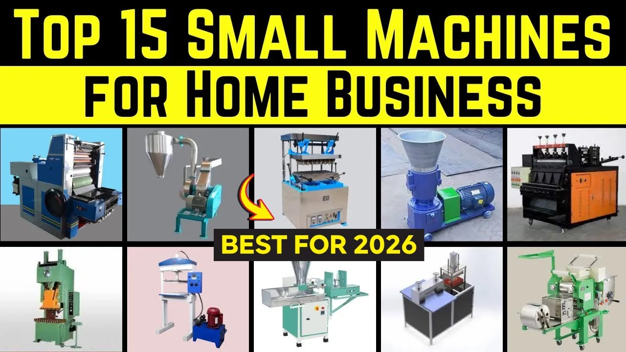 Top 15 Small Machines for Home Business  - That Can Make You Money