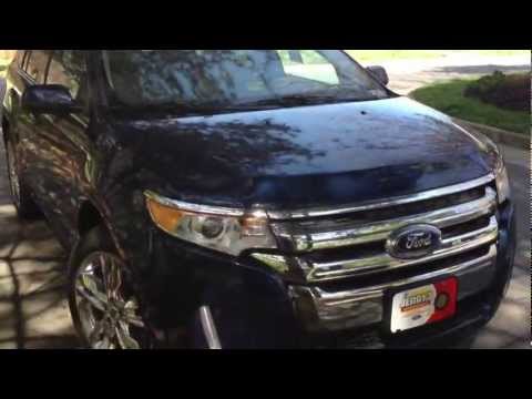 2012 Ford Edge Ecoboost Review, Walk Around, Start Up & Rev, Test Drive