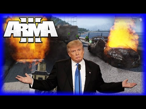 The Great Trump Wall is UNDER ATTACK!! Arma 3 Wasteland Tanoa JPG Ep. 8