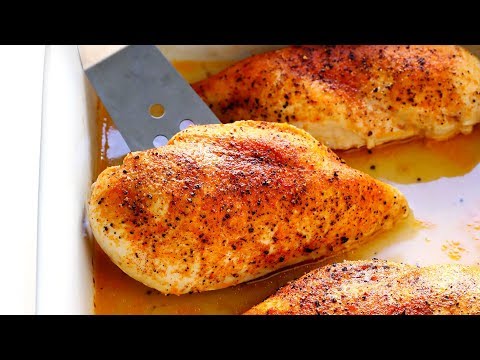 How To Make PERFECT Baked Chicken Breasts