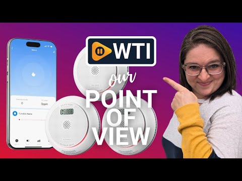2.4G Smart Smoke Detector Carbon Monoxide Detector Combo with Digital Display - WTI product video review