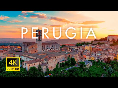 Perugia, Italy 🇮🇹 in 4K Ultra HD | Drone Video