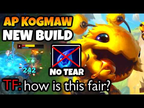 This NEW BUILD AP KOGMAW does SO MUCH DAMAGE. (No Tear so WAY FASTER DAMAGE SPIKES)