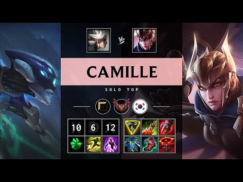 Camille Top vs Quinn - KR Grandmaster Patch 25.20