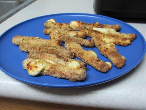 コソリのエアフライヤーを使ったモッツァレラスティックの炒め物 (Fried Mozzarella Sticks using Cosori Air Fryer)