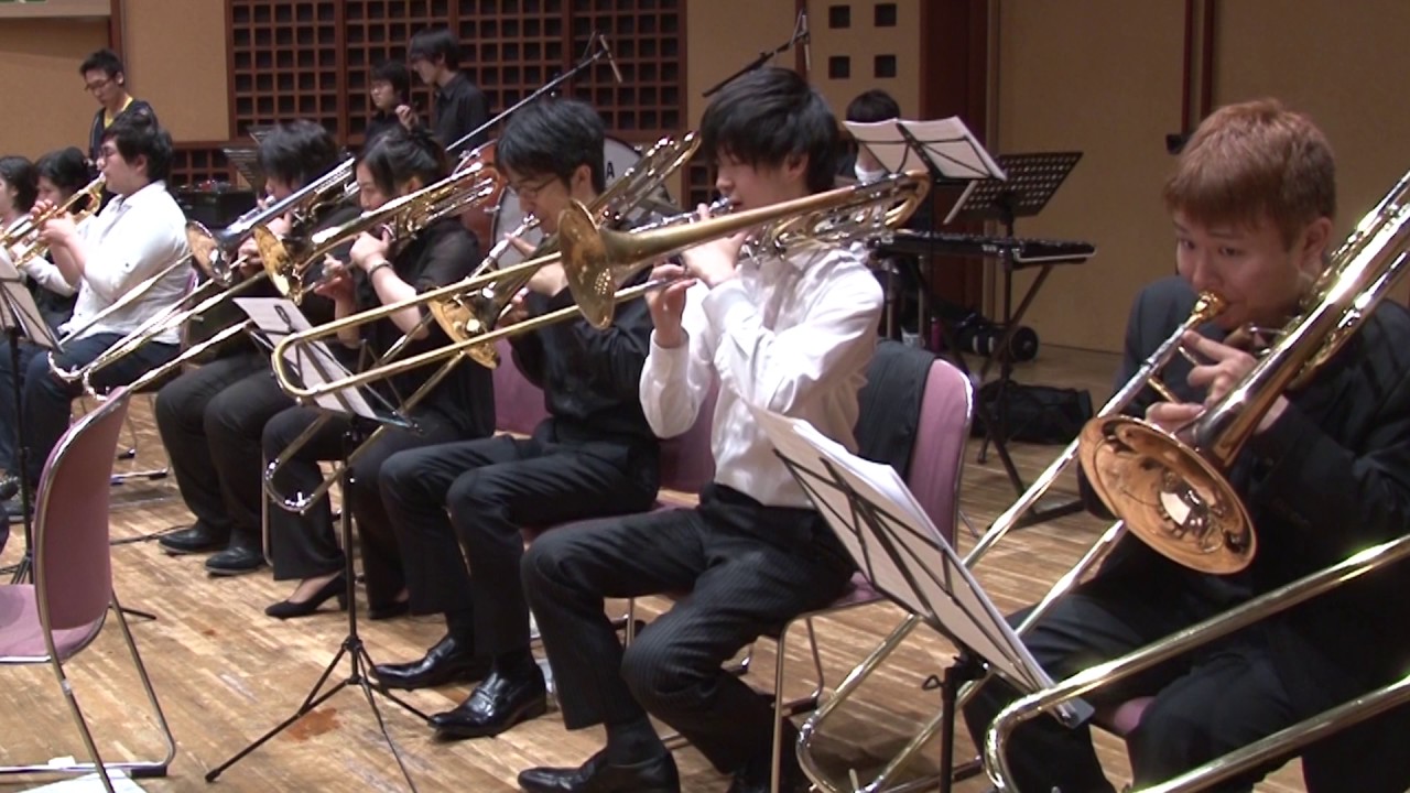 【ひなこのーと】あ・え・い・う・え・お・あお!!吹奏楽で演奏してみた【秋葉原区立すいそうがく団！】