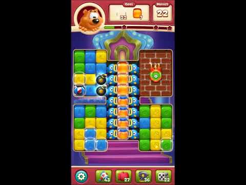 Toon Blast Level 2484 - NO BOOSTERS 🐻🐺🐱 | SKILLGAMING ✔️