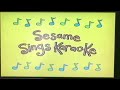 Sesame Sings Karaoke Title Card