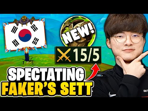 Reacting to Faker's NEW Sett strategy that's dominating Challenger