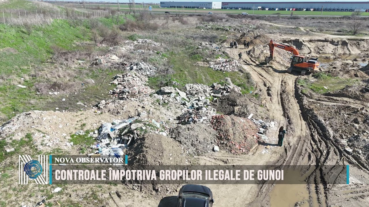 Controale împotriva gropilor ilegale de gunoi