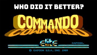 Commando C64 vs BBC, Atari 2600, Atari 7800, C16, Amstrad, ZX Spectrum Which computer did it better?
