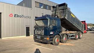 MAN 37.402 (LAMES / STEEL SUSP. / BIG AXLE / GRAND PONT / 6 CYLINDER dump truck | Image 4 - Autoline