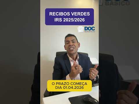 IRS - Trabalha ou trabalhou por recibos verdes em 2025?