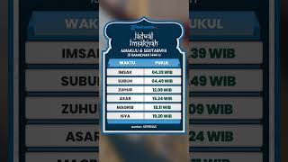Jadwal Imsakiyah untuk Wilayah Mamuju dan Sekitarnya, 10 April 2023 atau 19 Ramadhan 1444 H