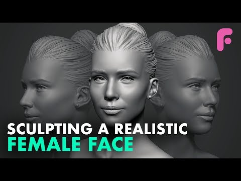 Sculpting a Realistic Female Face in ZBrush