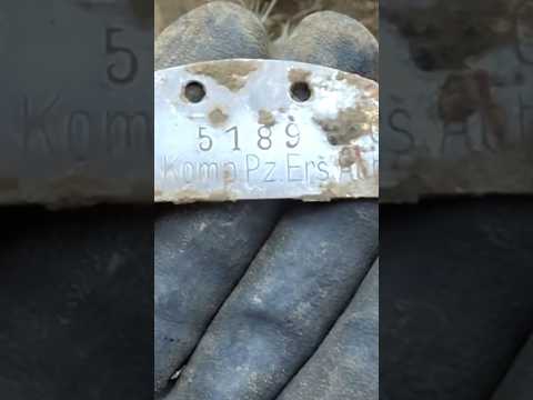 German soldier with old tibia fracture - World War II exhumations