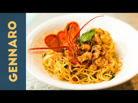 Frische Hummer-Pasta