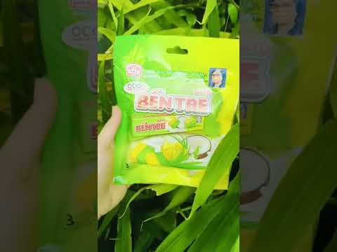 Video review Kẹo dừa đặc sản Bến Tre Hai Tỏ hộp 6 thanh vị nguyên chất