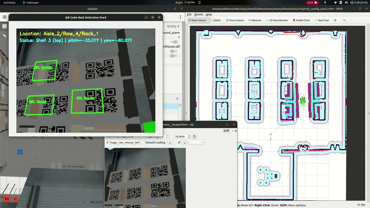 WareOps Bot Simulation Demonstration