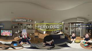 VRCHAT360度雑談配信・実況者応龍さんと暁稀さんと 。
