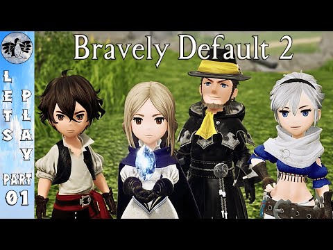 Let's Play Bravely Default 2 Part 1 [PC] A Bravely Third (Blind)