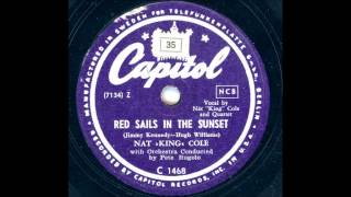 NAT KING COLE - RED SAILS IN THE SUNSET