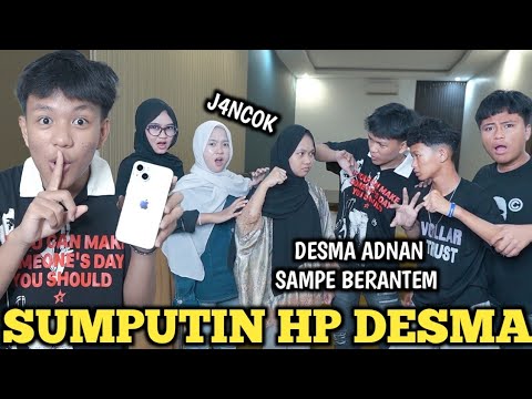 PRANK GAPPING DESMA'S PHONE! MADE HER VERY ANGRY