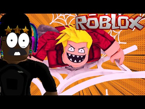 EU VIREI UMA ARANHA MUITO ESTRANHA - JOGO DA ARANHA NO ROBLOX