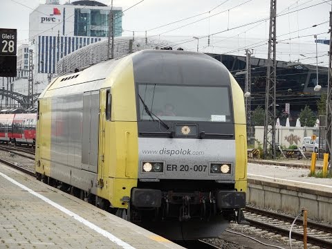 Dispolok Siemens ER20 - 007 (BR 223, 223 007): Motorstart und Rangieren