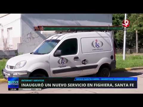 Internet Services inauguró un nuevo servicio en Fighiera, Santa Fe
