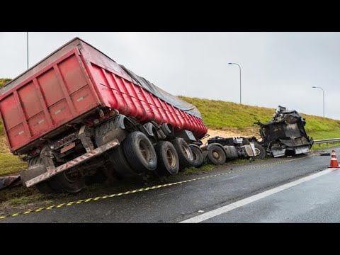 25 Extreme Dangerous Idiots Truck, Excavator & Cranes Driving Skills | Heavy Equipment Fails at Work