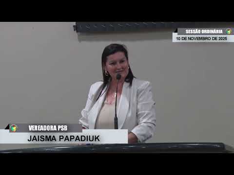 CMBTE - USO DE TRIBUNA PELA VEREADORA JAISMA PAPADIUK- PSB