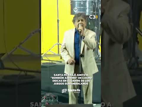 Santa Fe bailó con Cacho Deicas en el cierre de los suramericanos