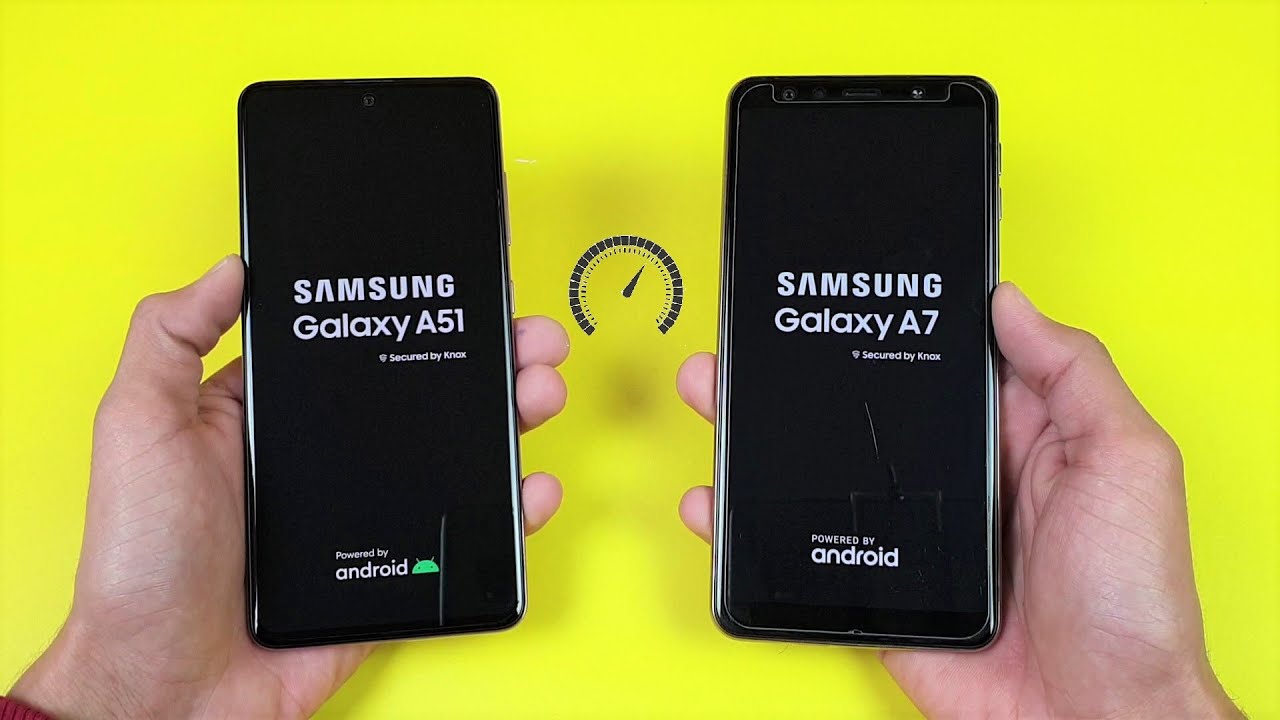 Samsung Galaxy A51 vs Galaxy A7 (2018) - Speed Test & Comparison!